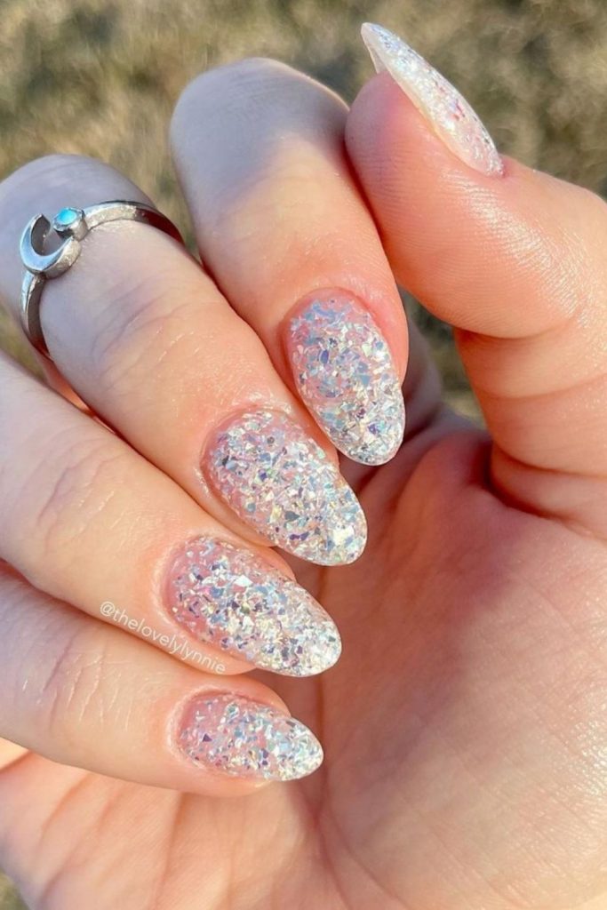 24 Elegant silver nails design for Prom nails to try 2021!