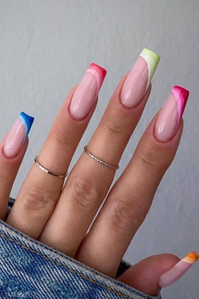 50 Best Acrylic Pink Coffin Nails Design Ideas To Try 21