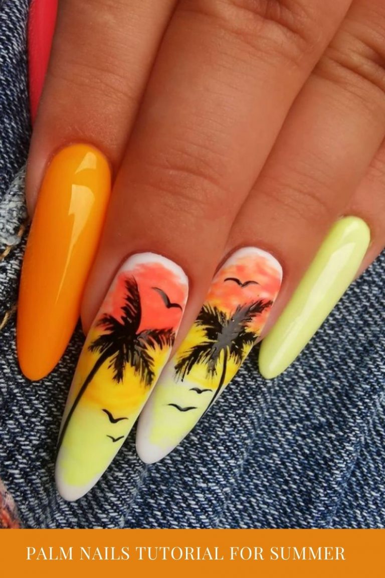 Awesome Palm Nails Designed To Try This Summer in 2021
