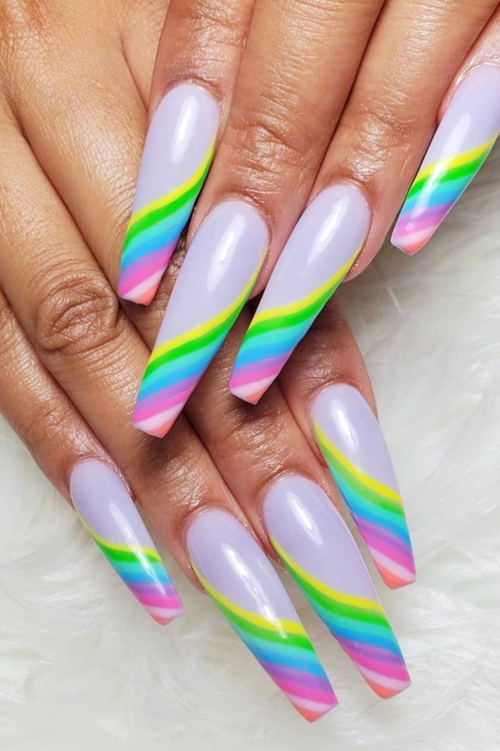 39 Best gel coffin nails design 2021 for Summer nails to try!