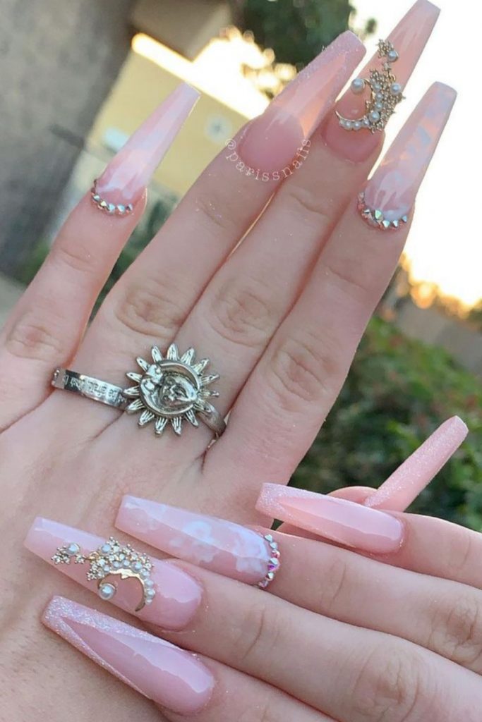 39 Best gel coffin nails design 2021 for Summer nails  to try!