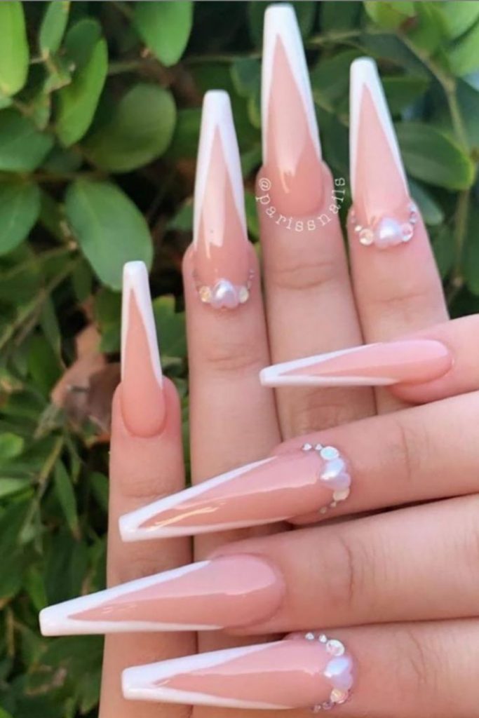 39 Best gel coffin nails design 2021 for Summer nails  to try!