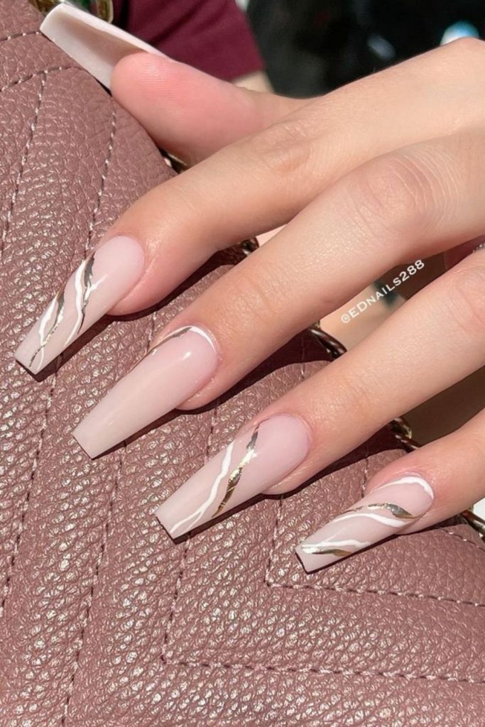 39 Best gel coffin nails design 2021 for Summer nails  to try!