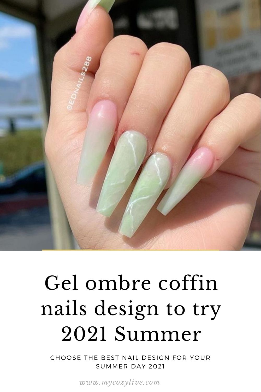 39 Best Gel Coffin Nails Design 21 For Summer Nails To Try Page 5 Of 5