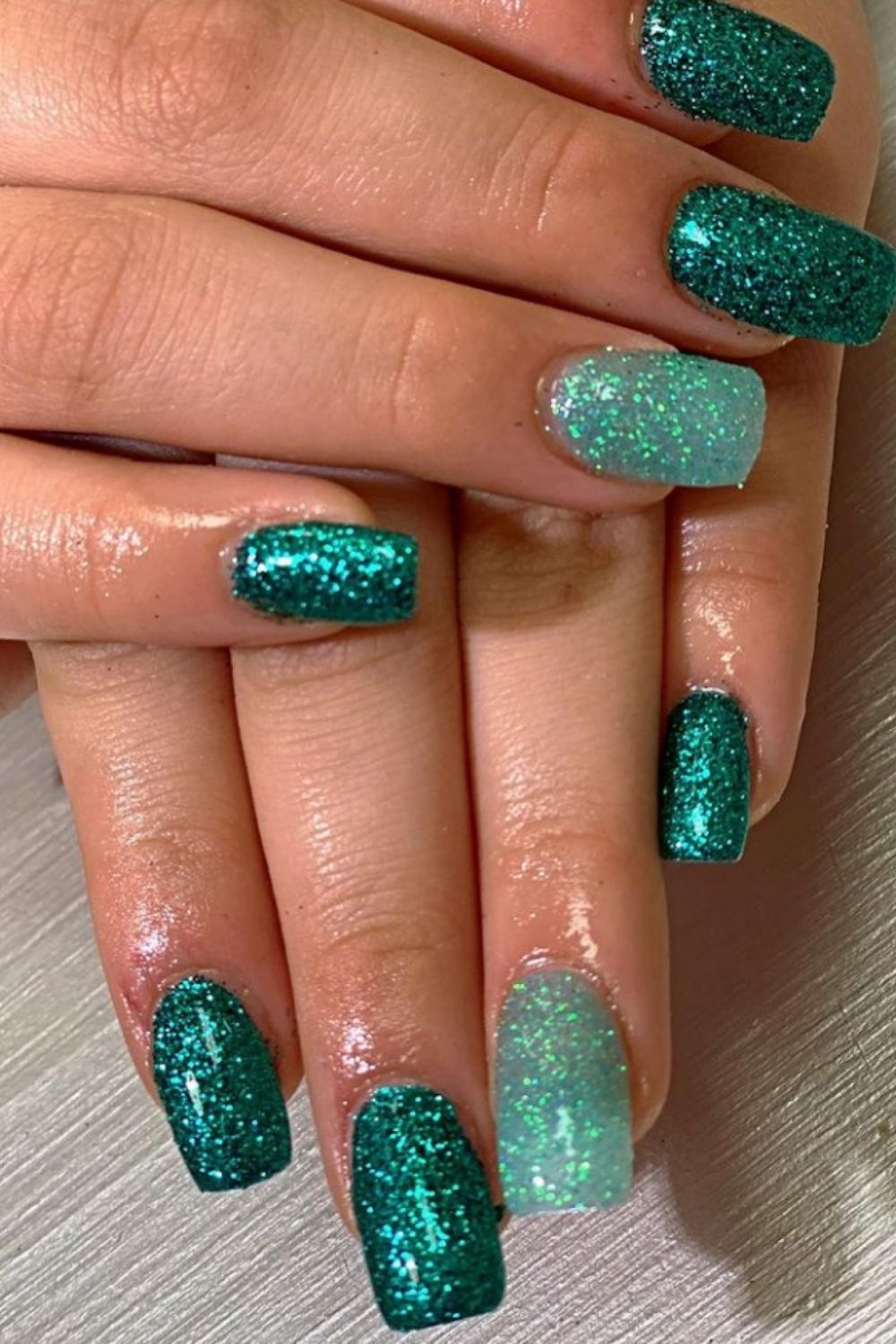 Glitter coffin nails designs and ideas for your summer nails