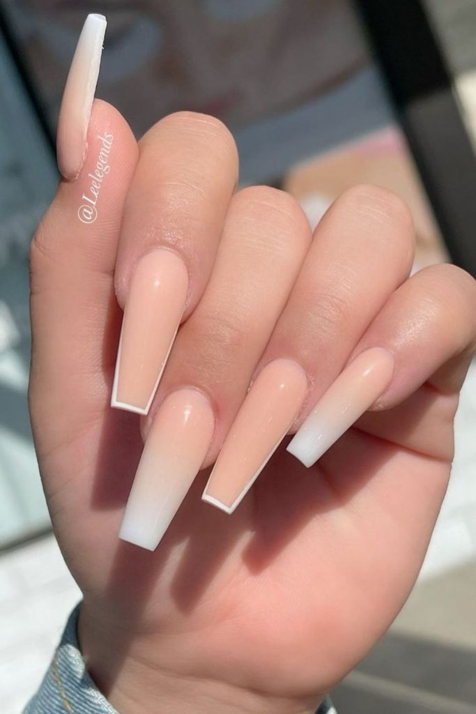 39 Best gel coffin nails design 2021 for Summer nails  to try!