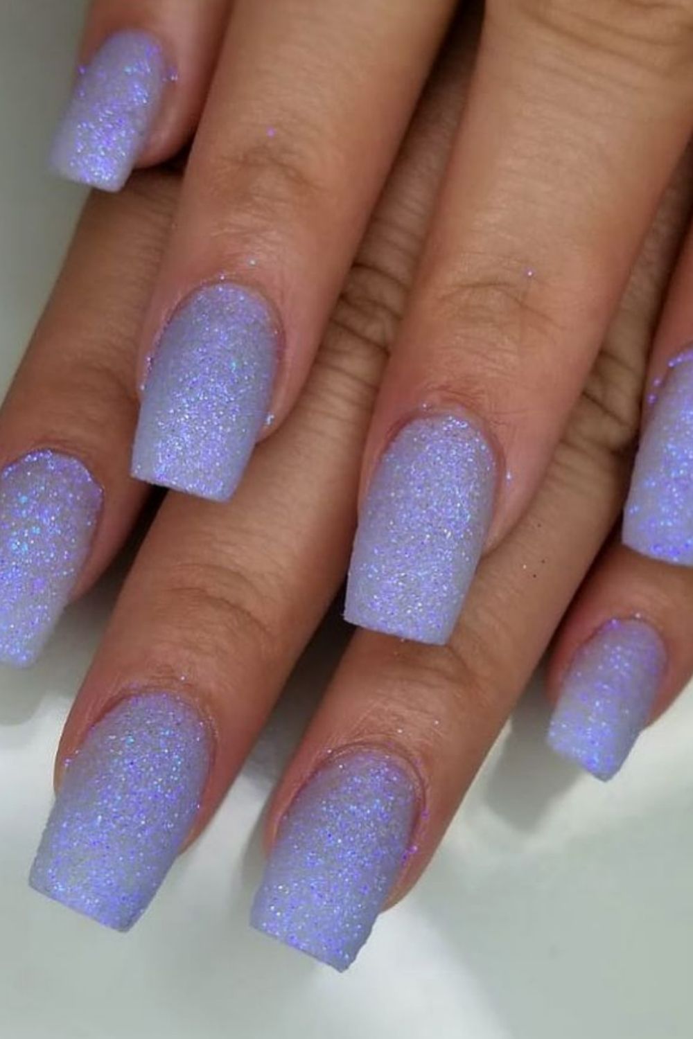 Glitter coffin nails designs and ideas for your summer nails