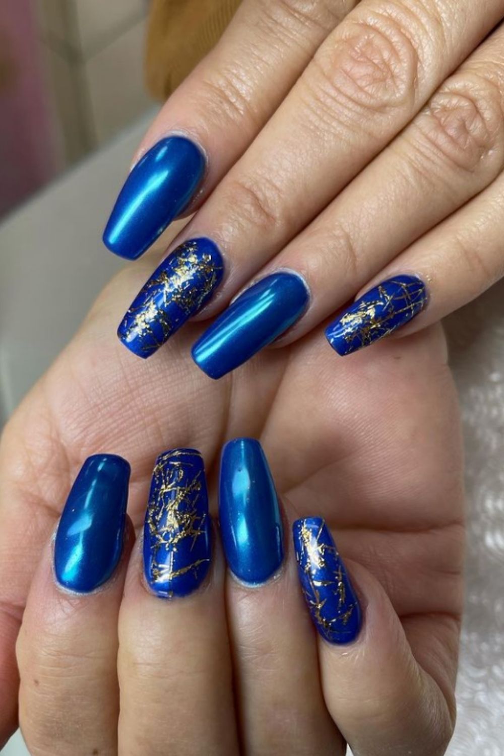 Glitter coffin nails designs and ideas for your summer nails