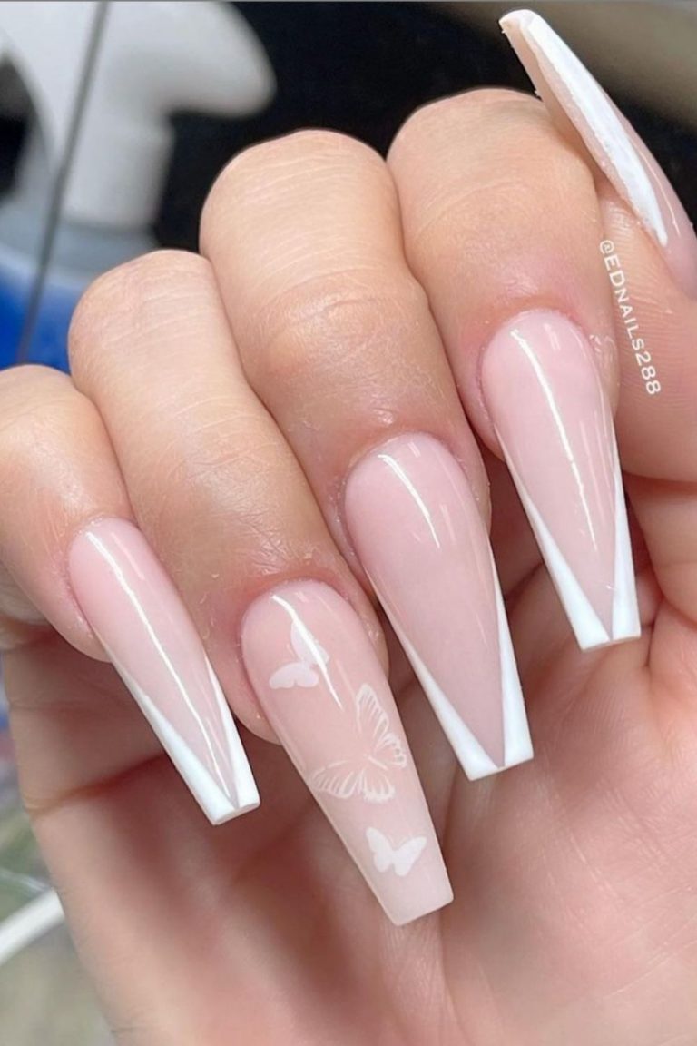 39 Best gel coffin nails design 2021 for Summer nails to try! - Page 4