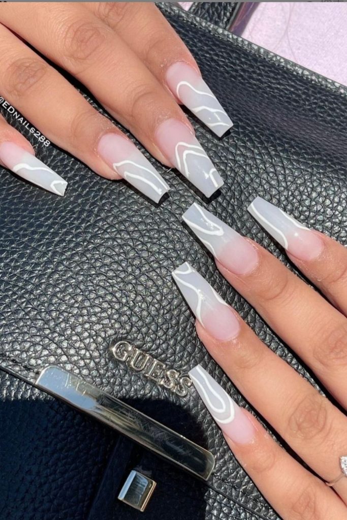 39 Best gel coffin nails design 2021 for Summer nails  to try!