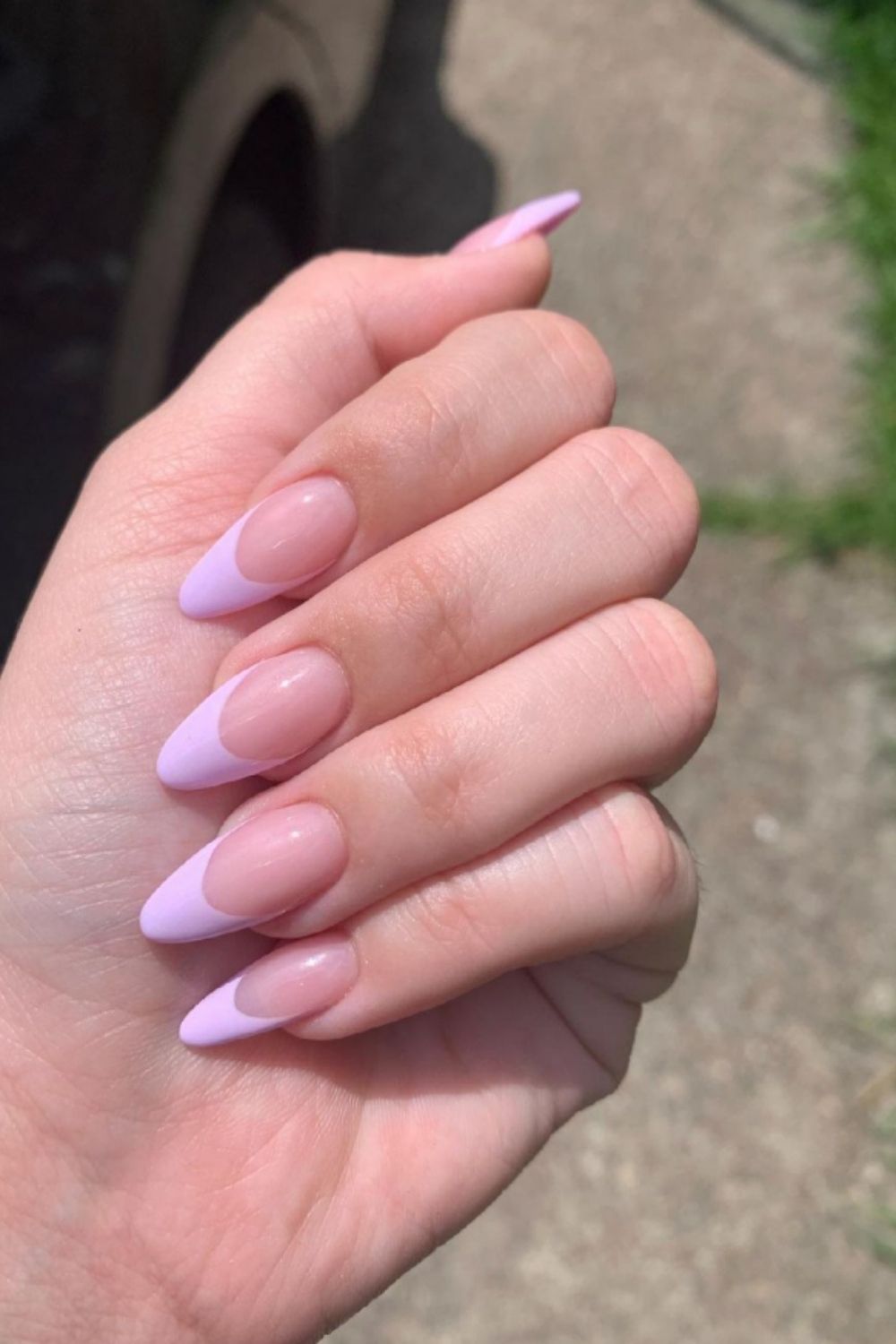 Purple nails for summer nail colors become a hit in the summer holiday.