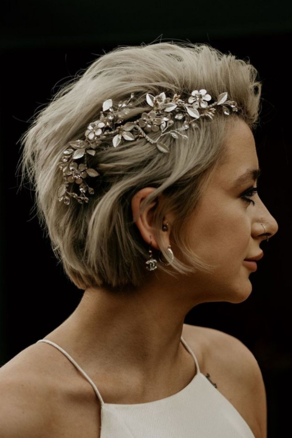 How to styles the wedding hairstyles for short hair