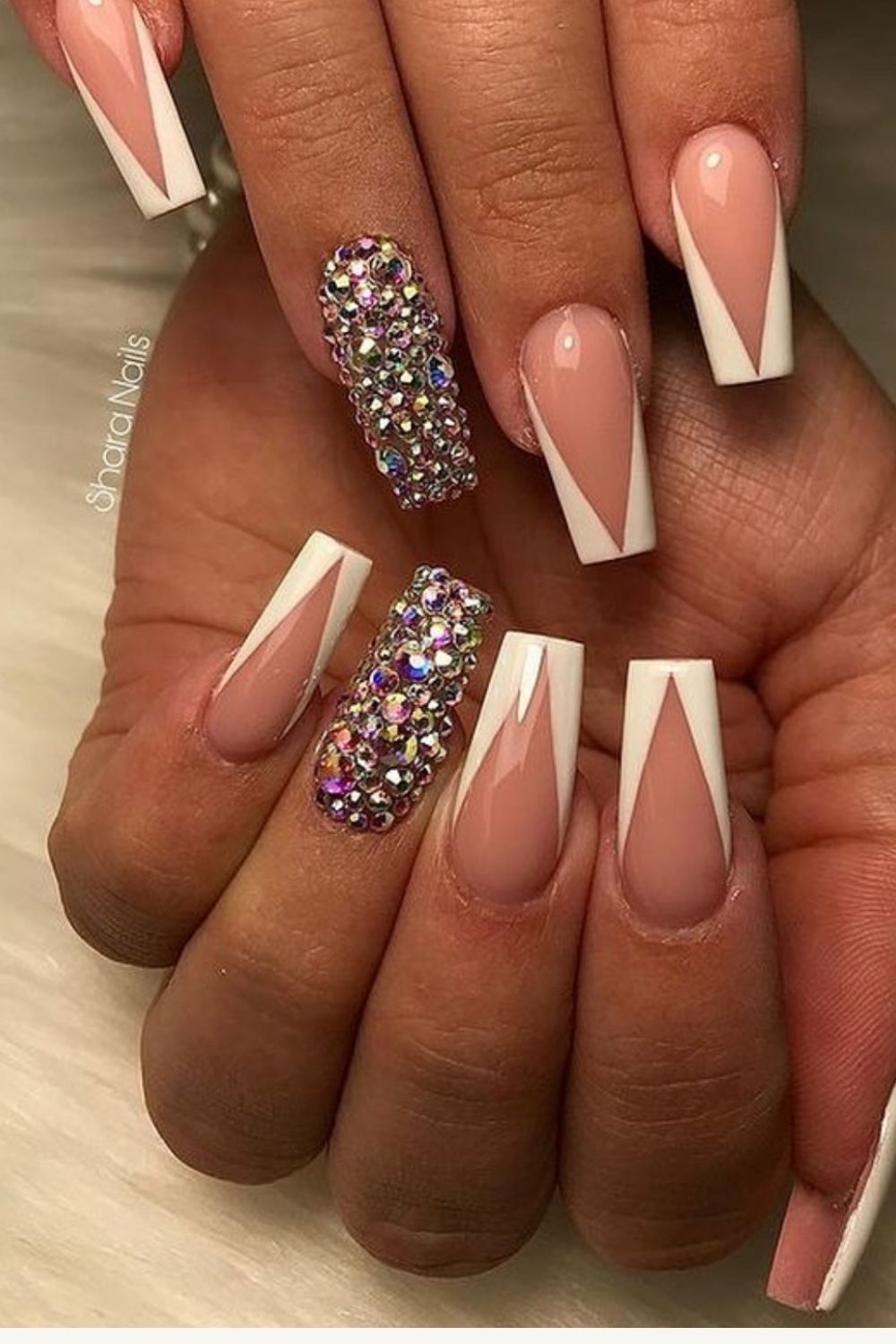 Acrylic Glitter coffin nails designs for Summer 2021!