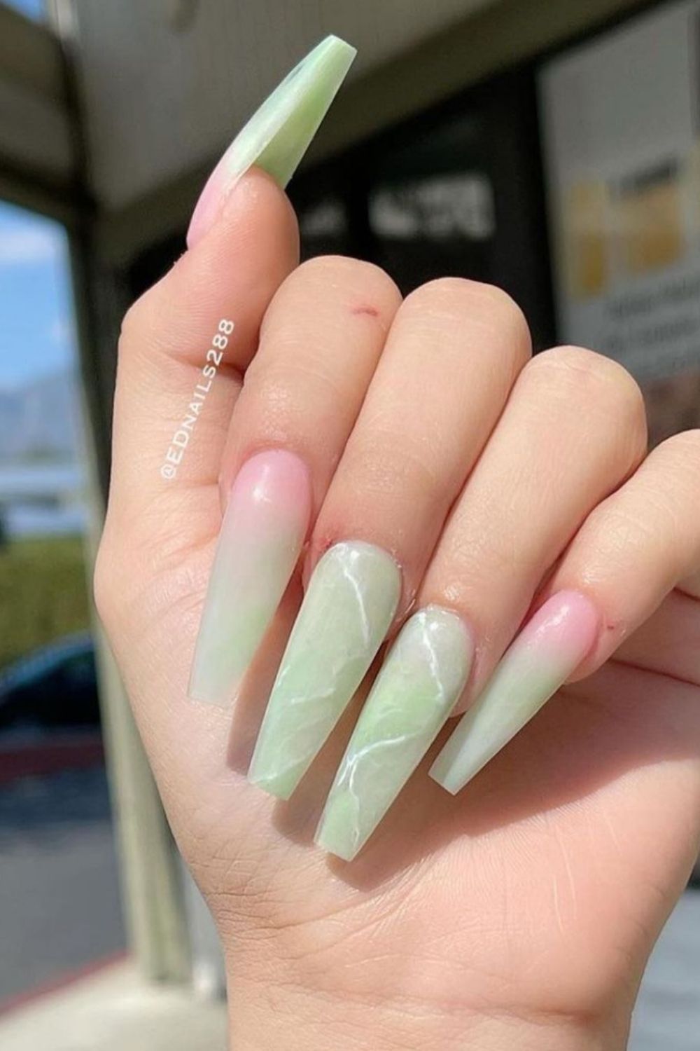 39 Best gel coffin nails design 2021 for Summer nails  to try!