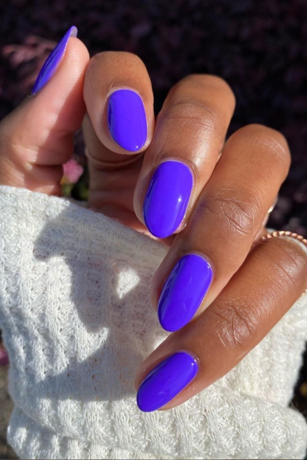  Purple nails for summer nail colors become a hit in the summer holiday.