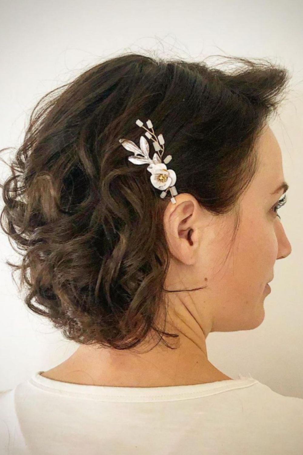 How to styles the wedding hairstyles for short hair