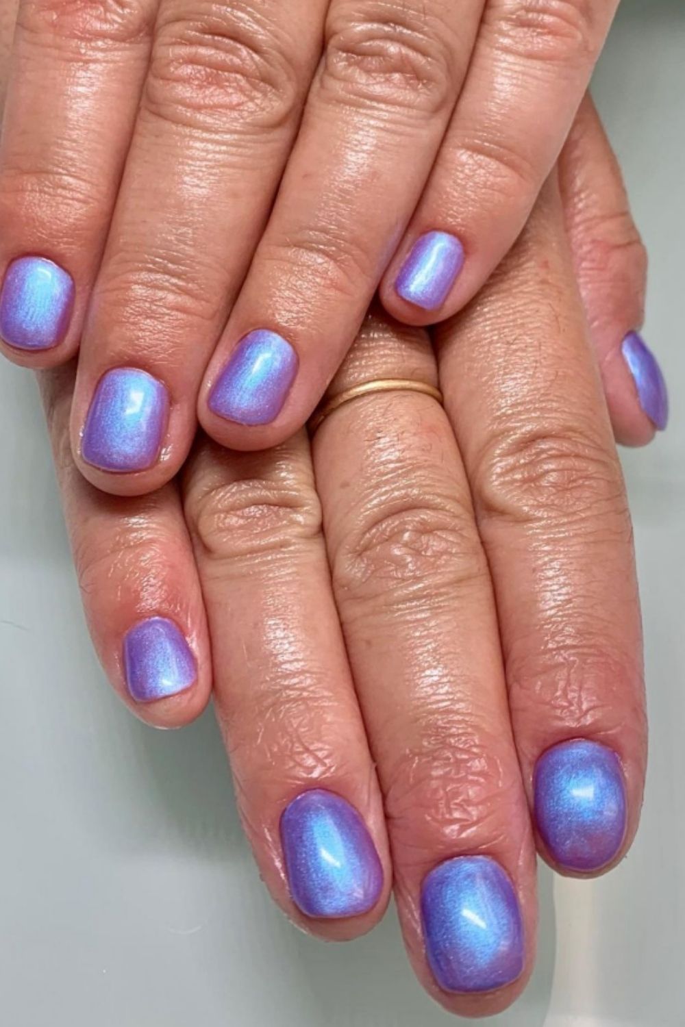  Purple nails for summer nail colors become a hit in the summer holiday.