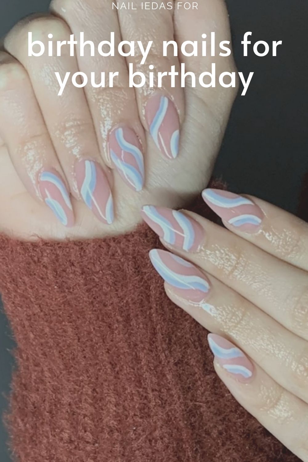Birthday nails can make you like a queen at your birthday party 