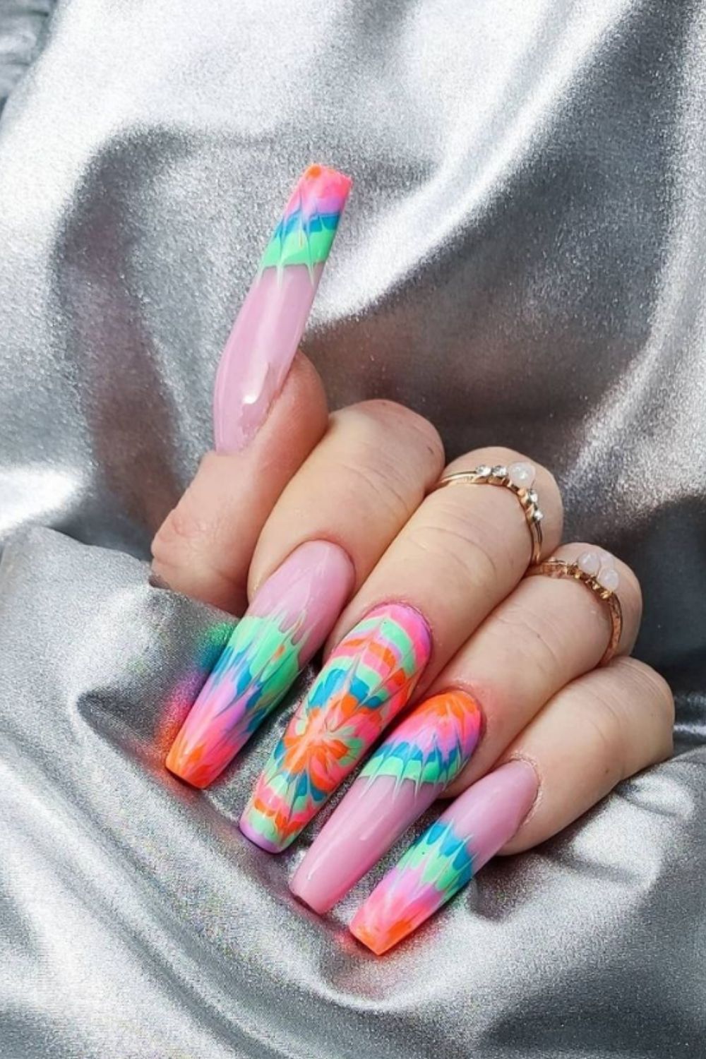 Awesome Summer Coffin Nails You'll Want To Try 2021!