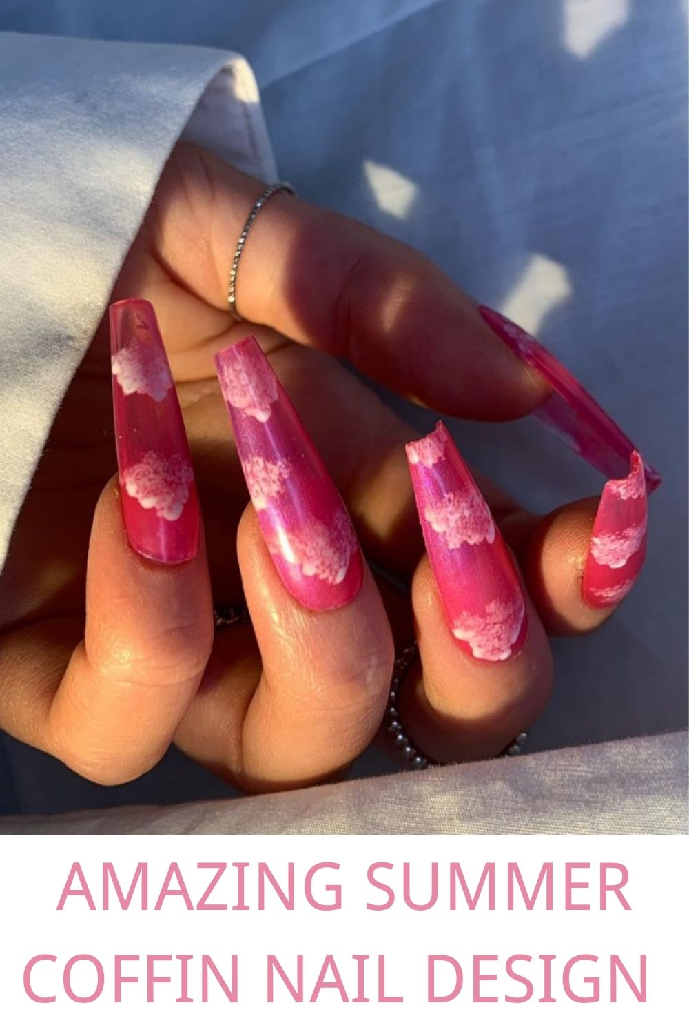 Awesome Summer Coffin Nails You'll Want To Try 2021!