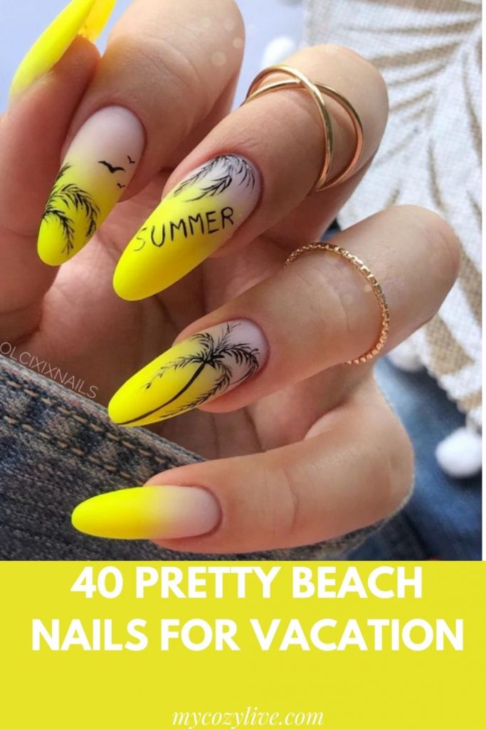 Beach Nail Designs 40 Pretty Nail Ideas For Vacation! Page 2 of 5