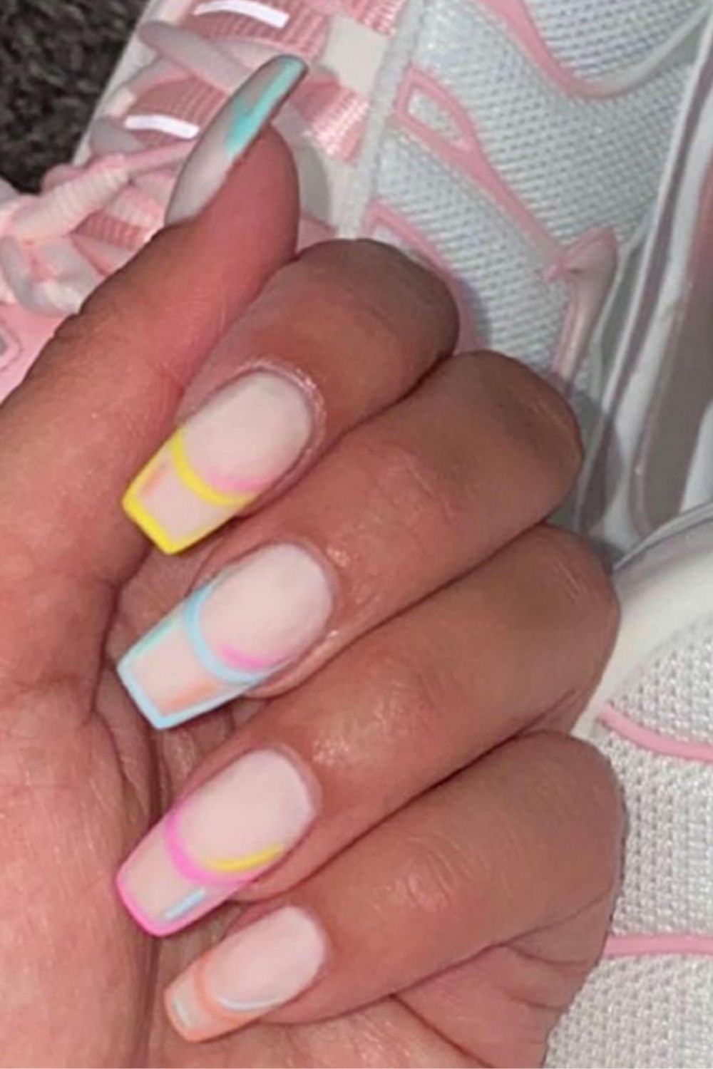 Awesome Summer Coffin Nails You'll Want To Try 2021!