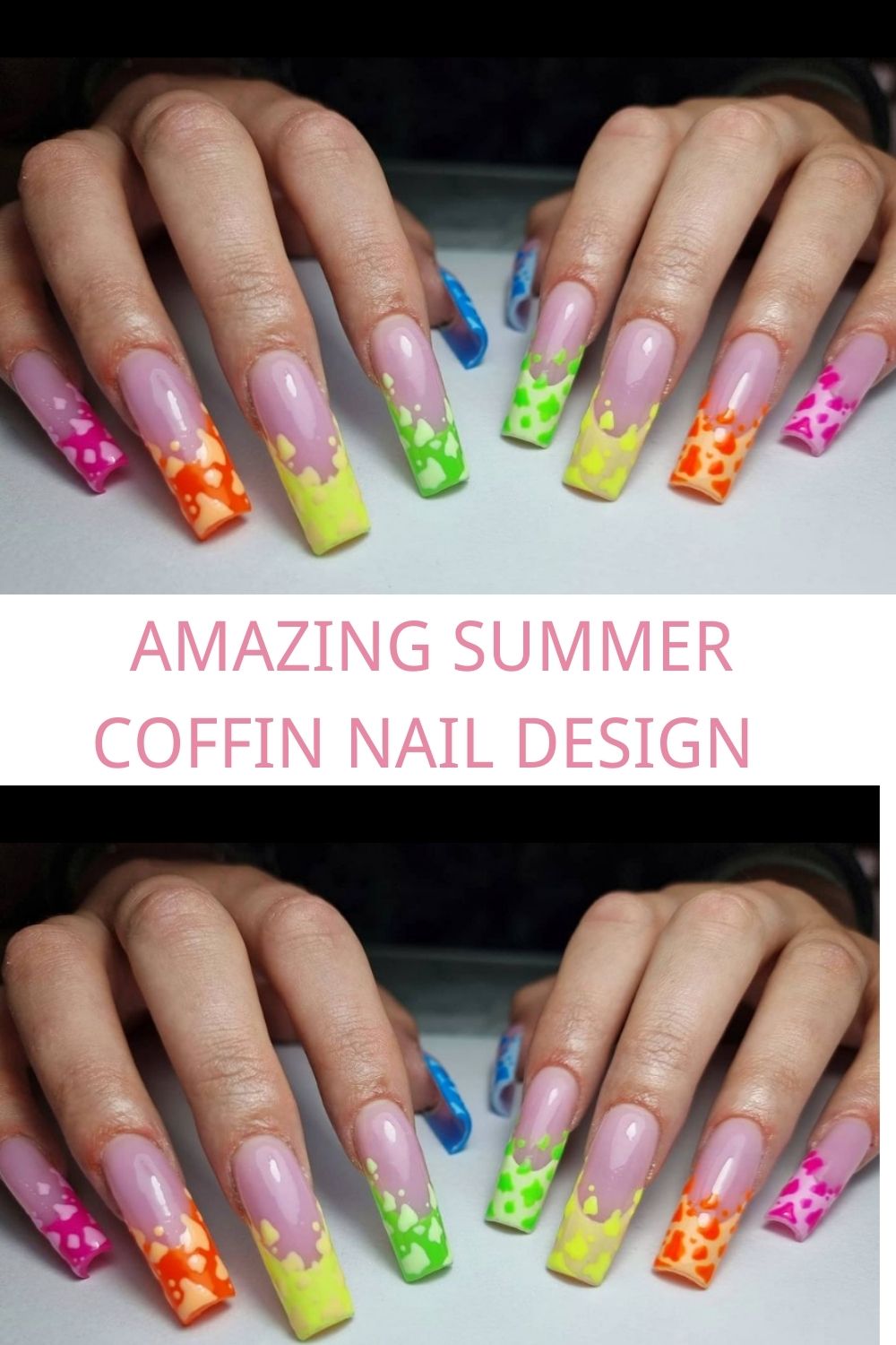Awesome Summer Coffin Nails You'll Want To Try 2021! - Page 5 of 5