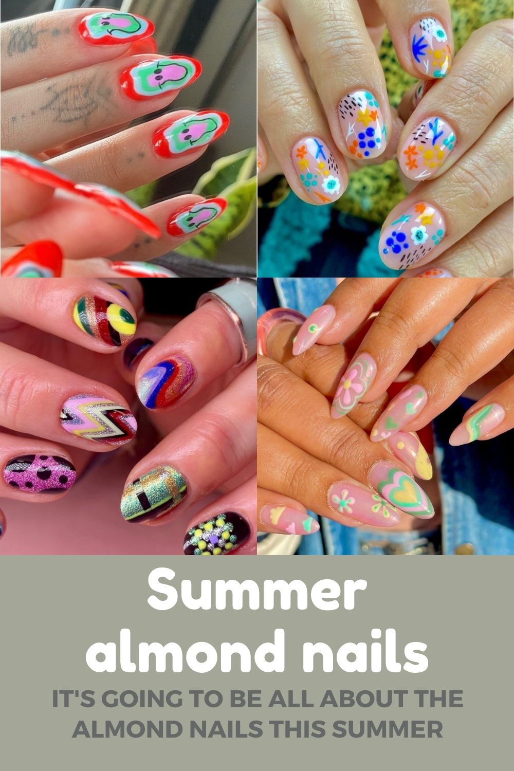 Summer almond nails | To Be All About the Almond Nails This Summer