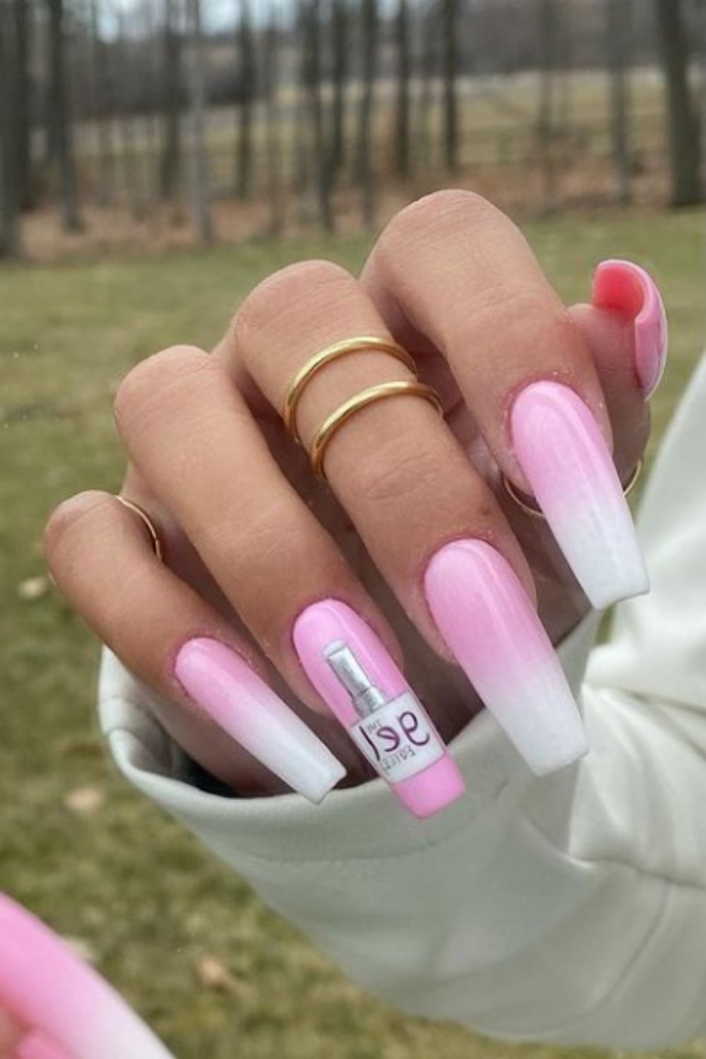 Pink ombre nails | the Millennial Version of a French Manicure