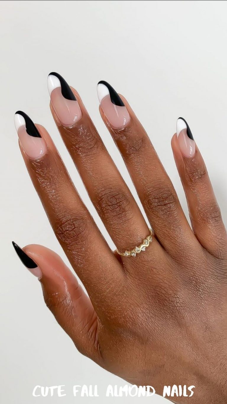 38 Best Short almond nail designs and Fall nail colors 2021 to try