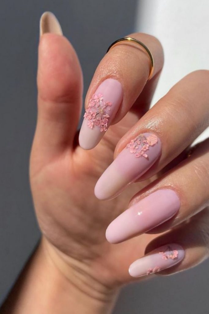 Pink ombre nails | the Millennial Version of a French Manicure