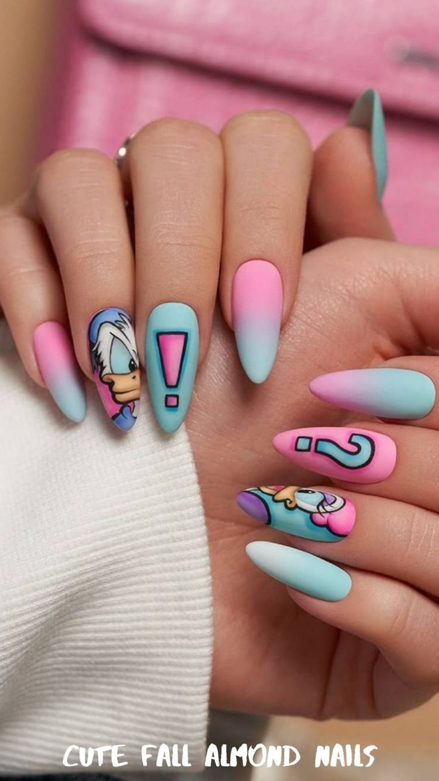 38 Best Short almond nail designs and Fall nail colors 2021 to try