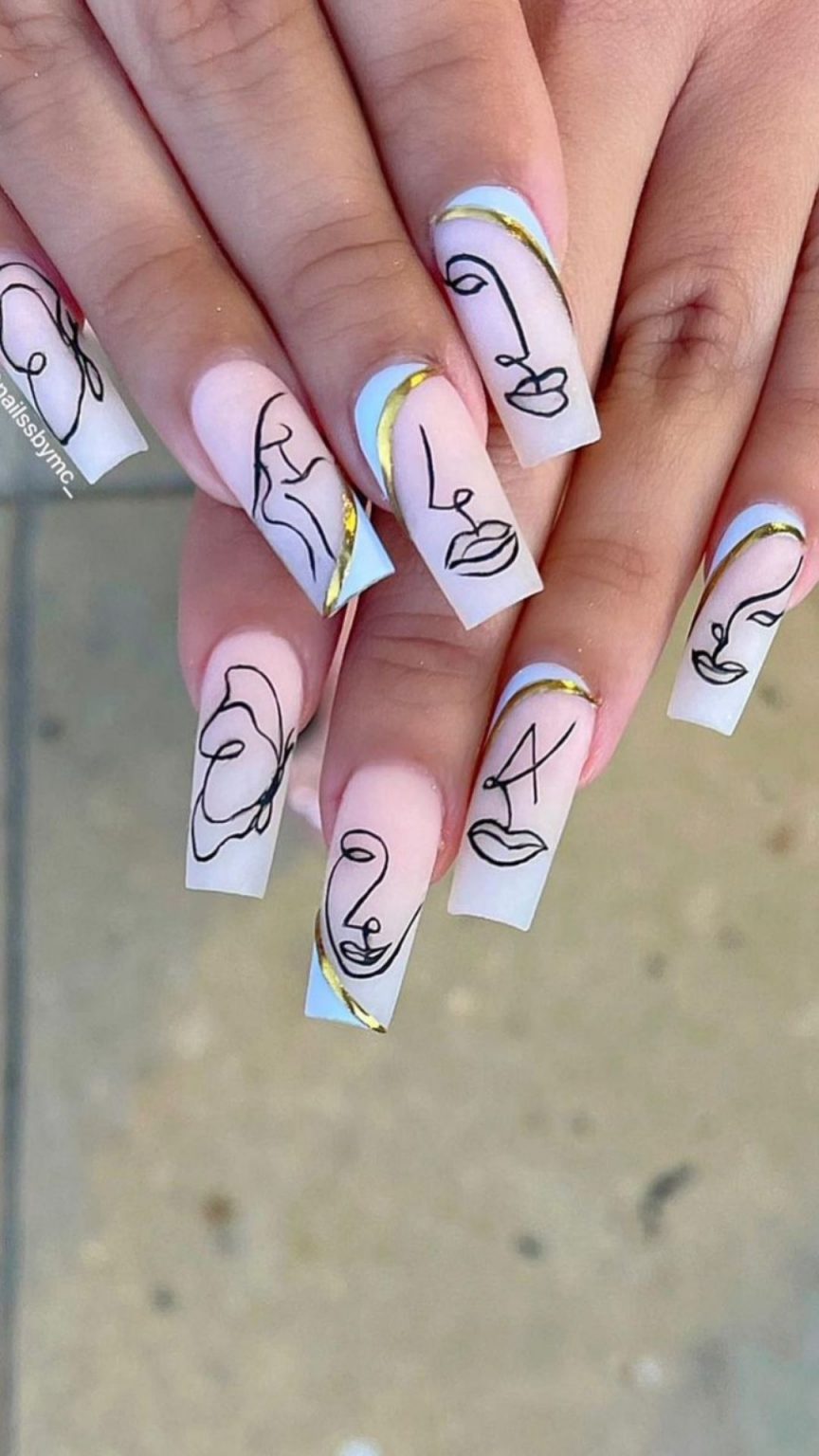 65+ Colored acrylic coffin nails for Summer and Fall 2021! Page 37 of