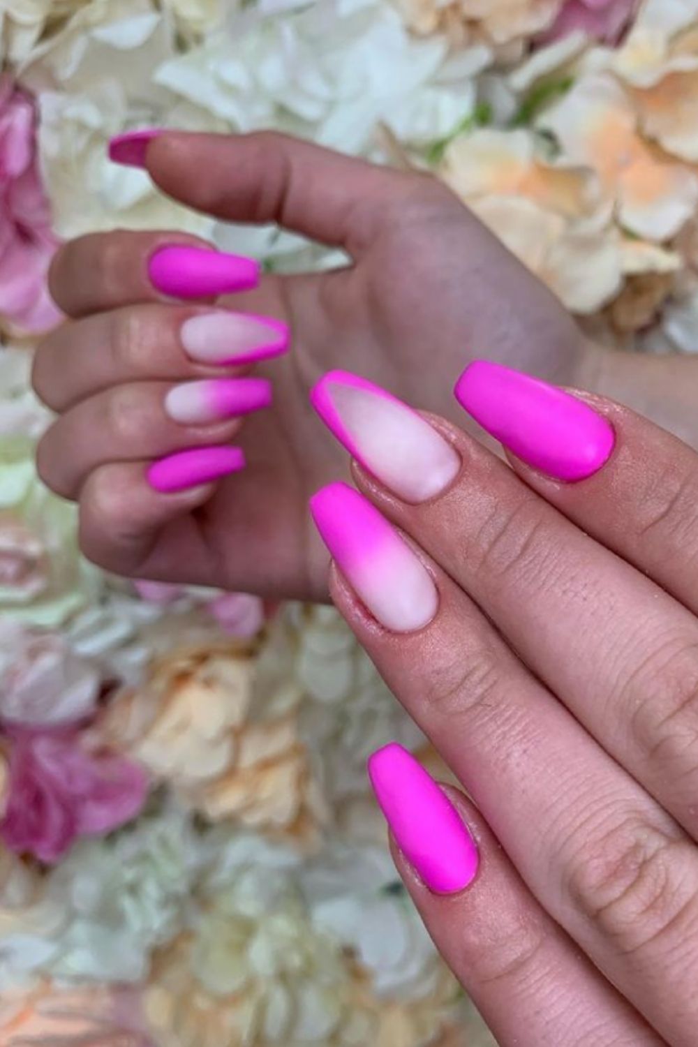 Pink ombre nails | the Millennial Version of a French Manicure