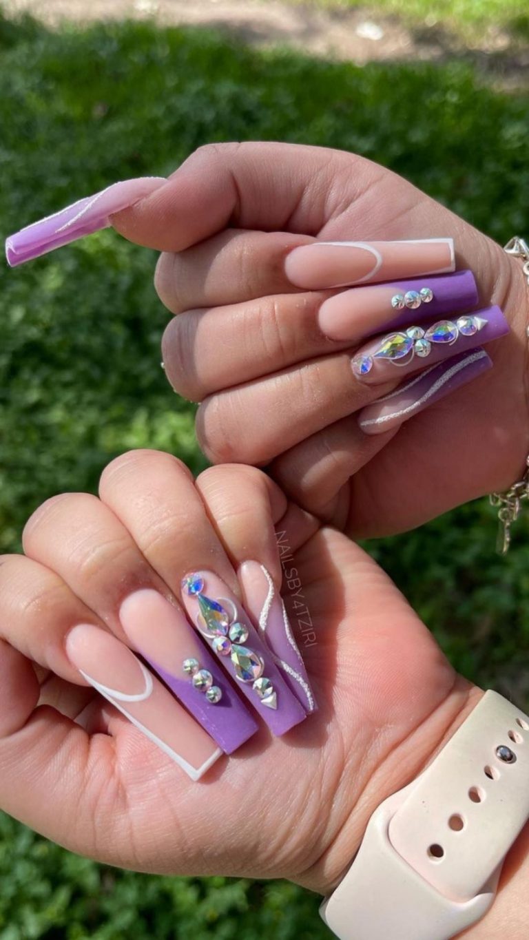 65+ Colored acrylic coffin nails for Summer and Fall 2021! Page 45 of
