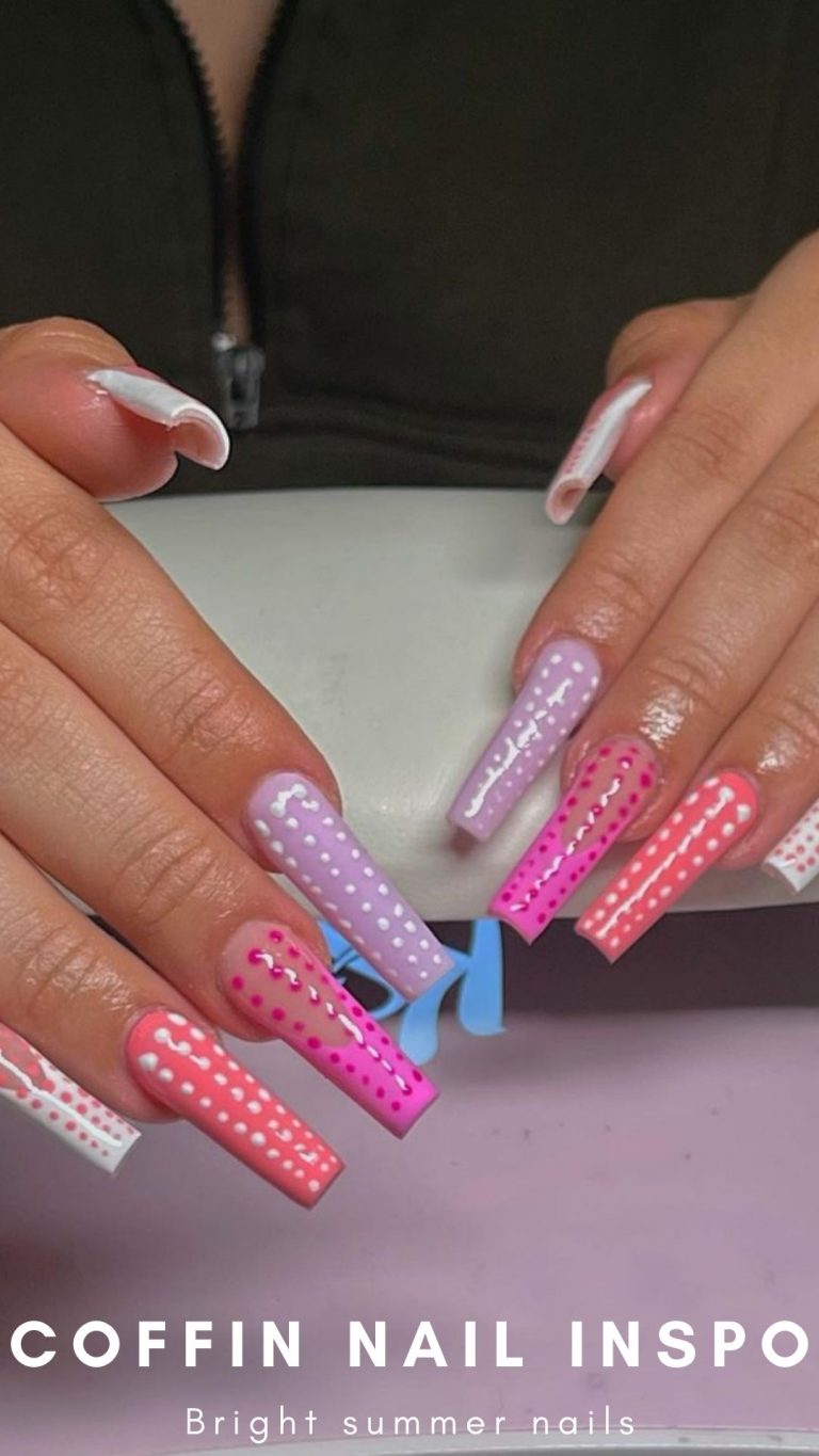 65+ Colored acrylic coffin nails for Summer and Fall 2021! Page 3 of 68