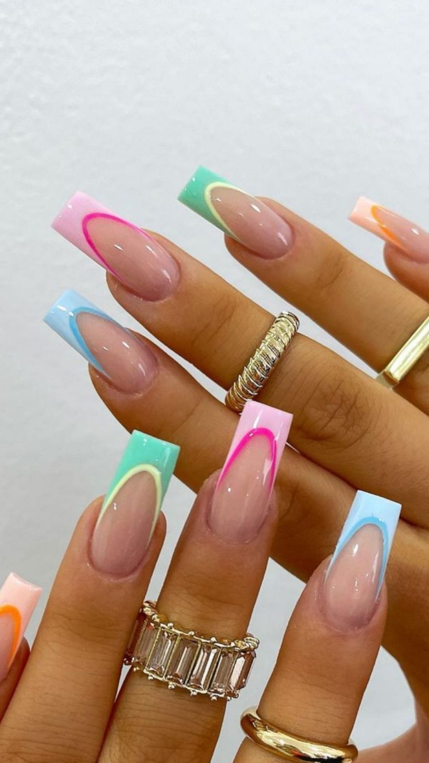 65+ Colored acrylic coffin nails for Summer and Fall 2021! Page 53 of