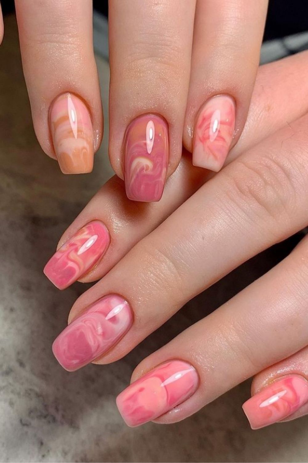 Pink ombre nails | the Millennial Version of a French Manicure