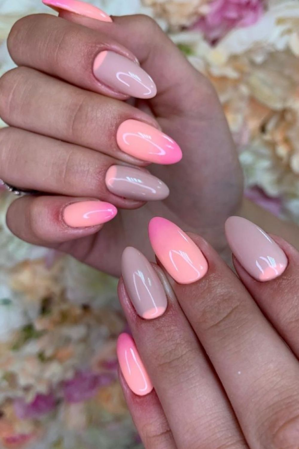 Pink ombre nails | the Millennial Version of a French Manicure