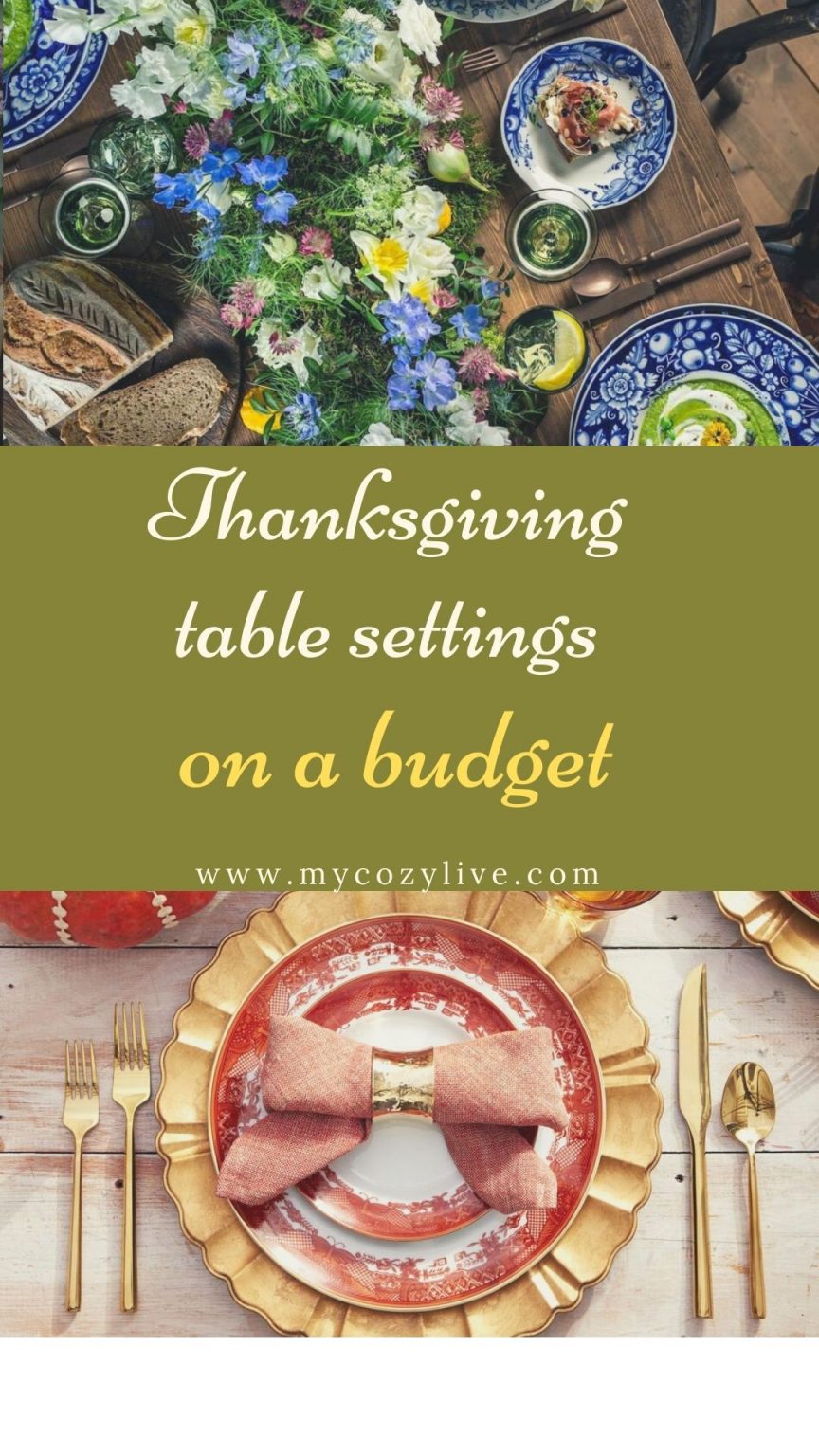 42 Creative Thanksgiving table setting on a budget 2021