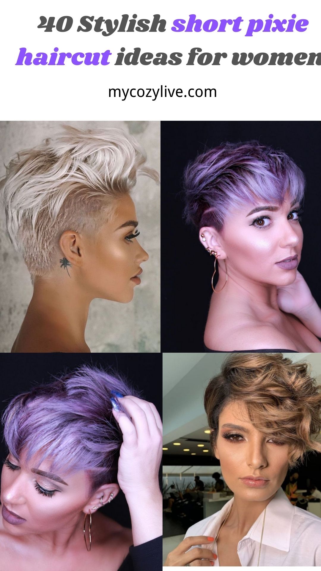 40 Best women short pixie hairstyles for fine hair 2021