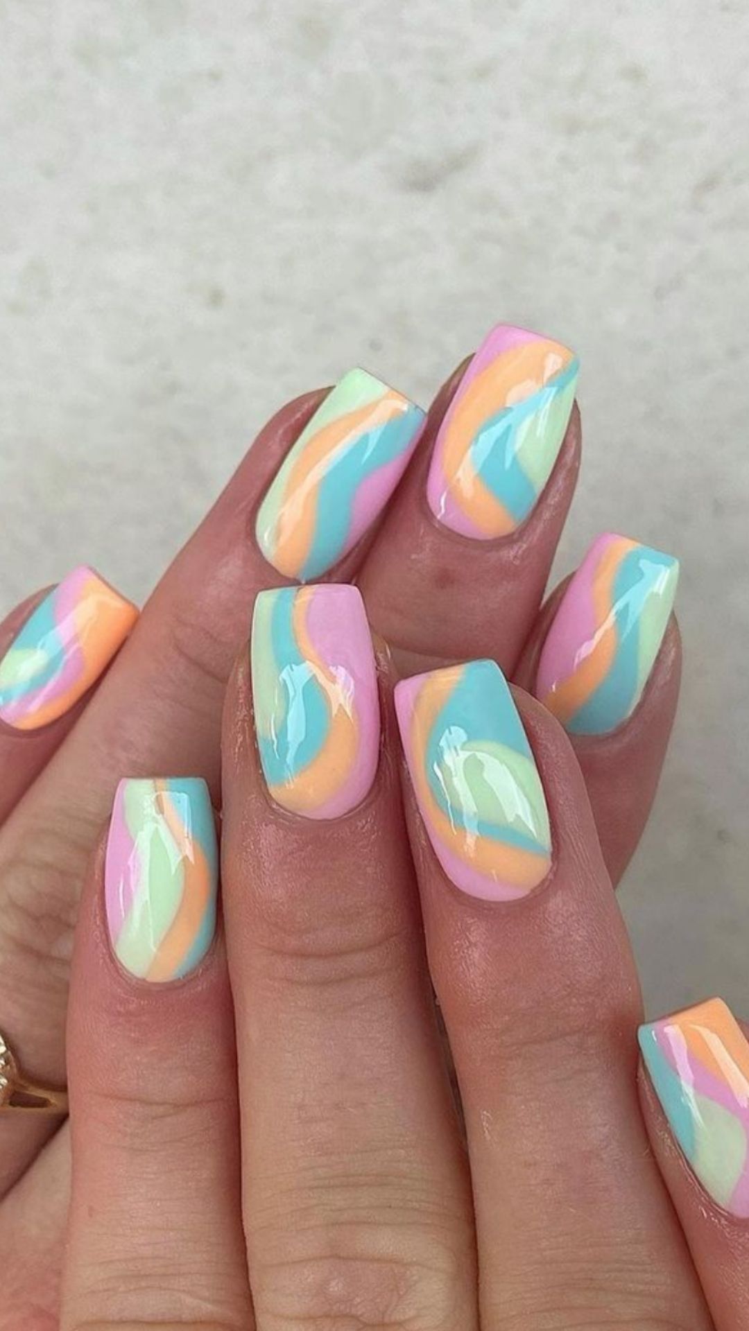  Best short square acrylic nails design to rock your Fall days 2021