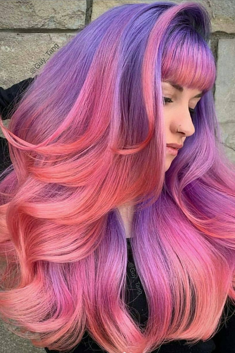 32 Best purple hair color for dark hair to copy ASAP 2021