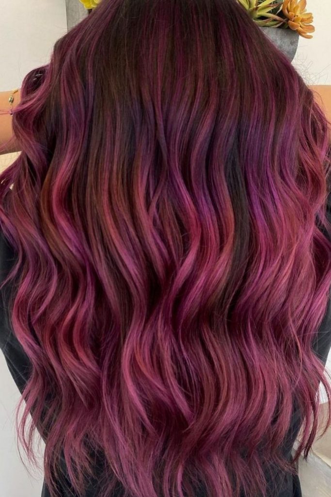 32 Best purple hair color for dark hair to copy ASAP 2021 - Mycozylive.com