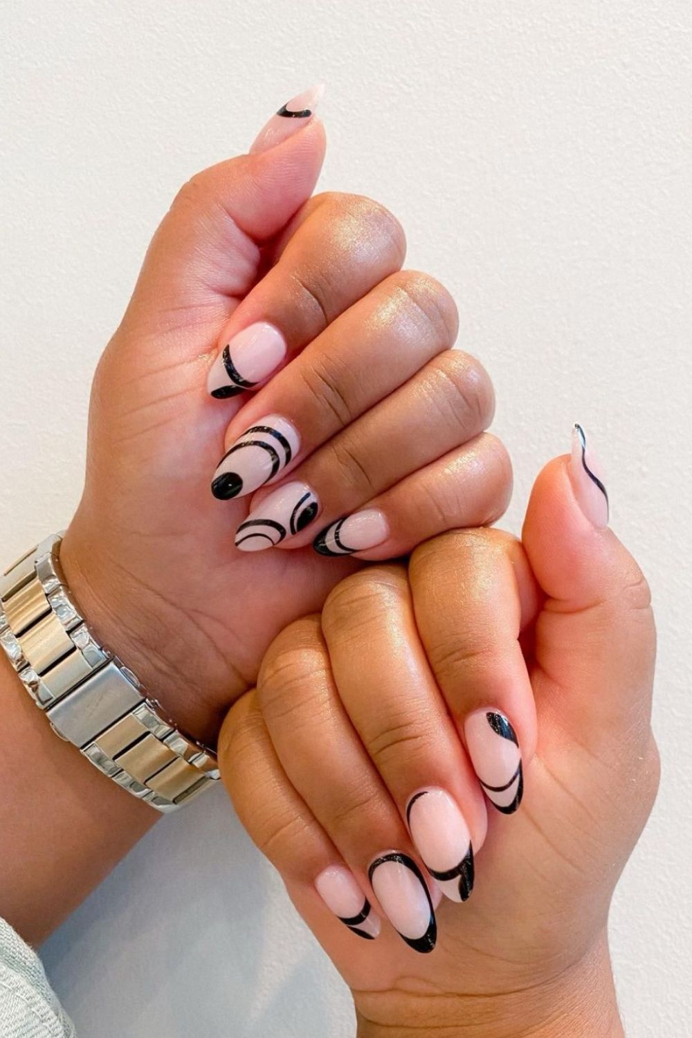 45 Top Homecoming nails with black nails 2021 to try