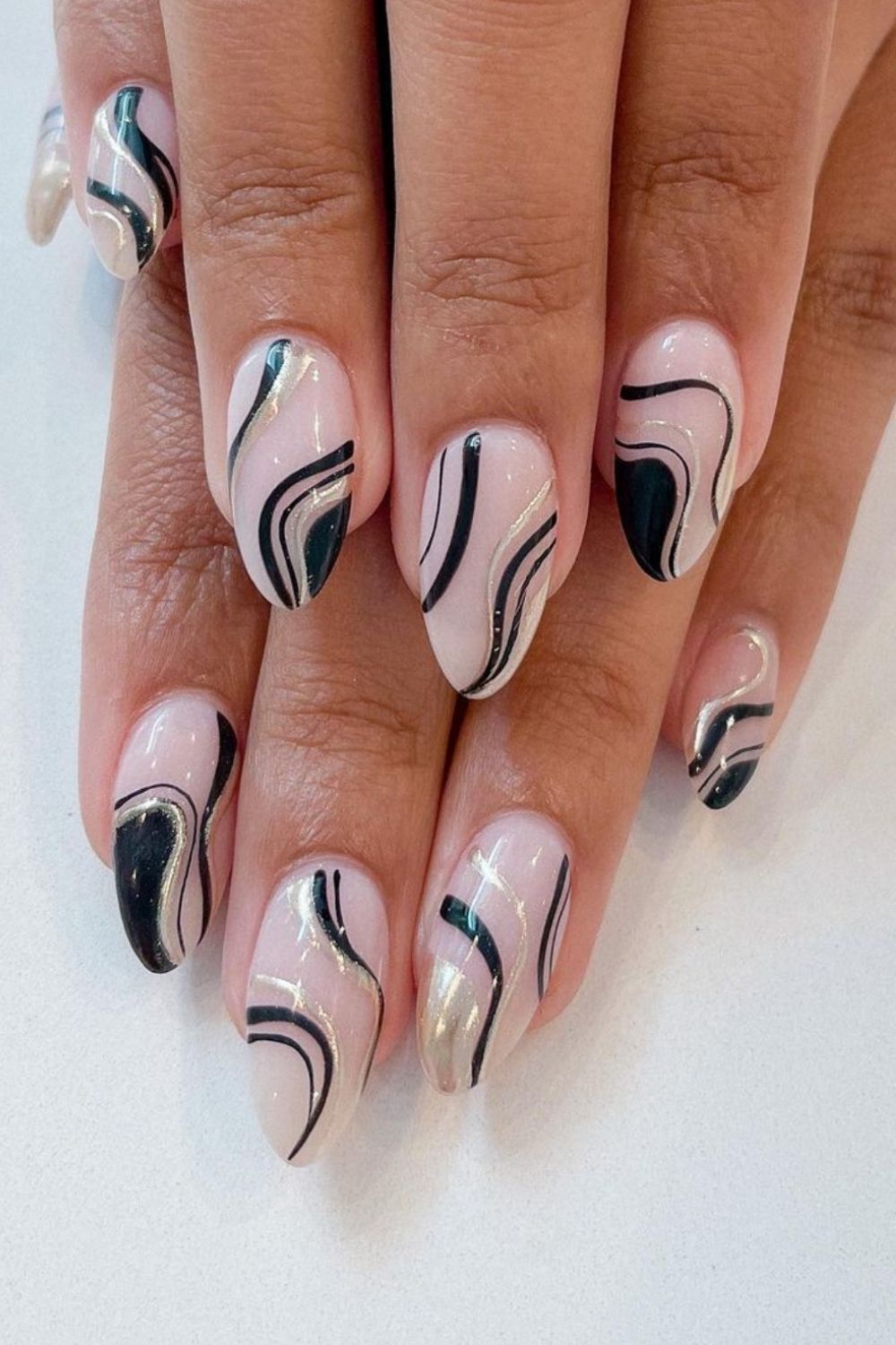 45 Top Homecoming nails with black nails 2021 to try