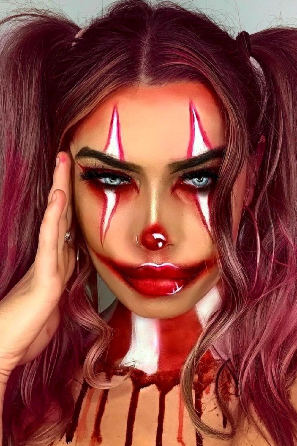 40 Creative Bloody Halloween makeup looks For Halloween party