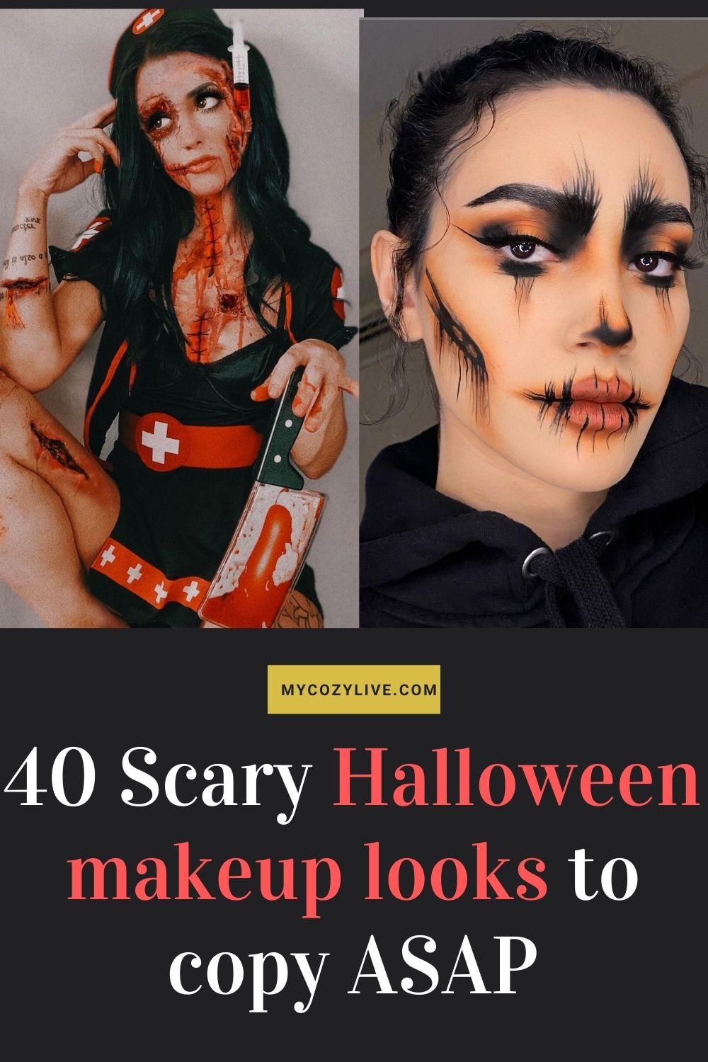 40 Creative Bloody Halloween makeup looks For Halloween party - Page 2 ...