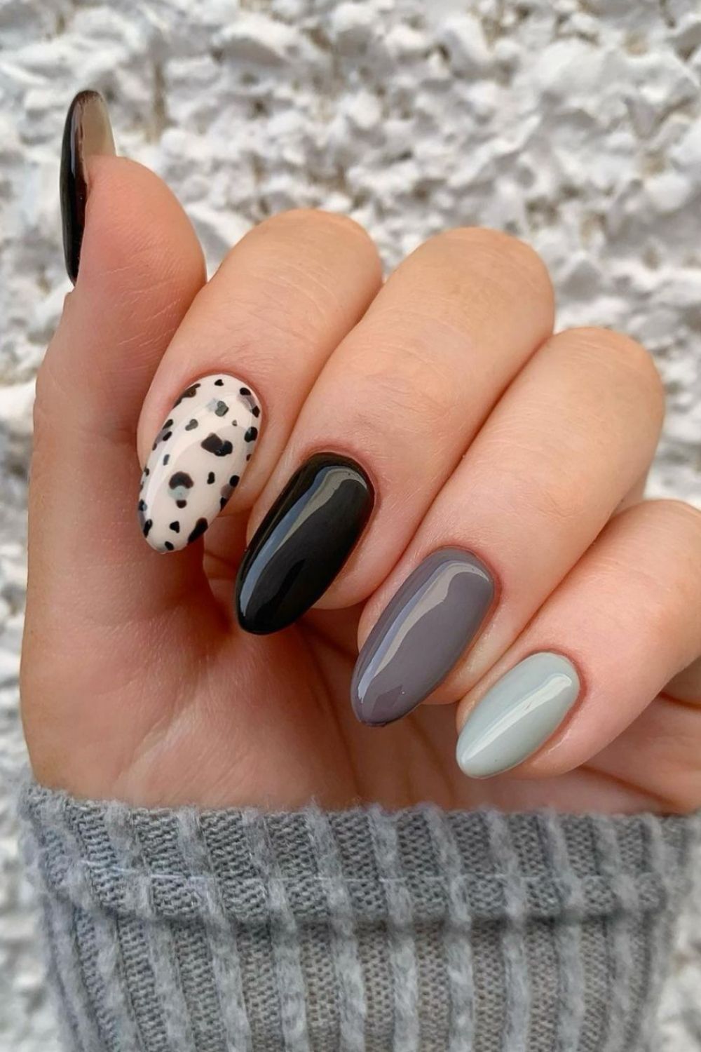 45 Top Homecoming nails with black nails 2021 to try