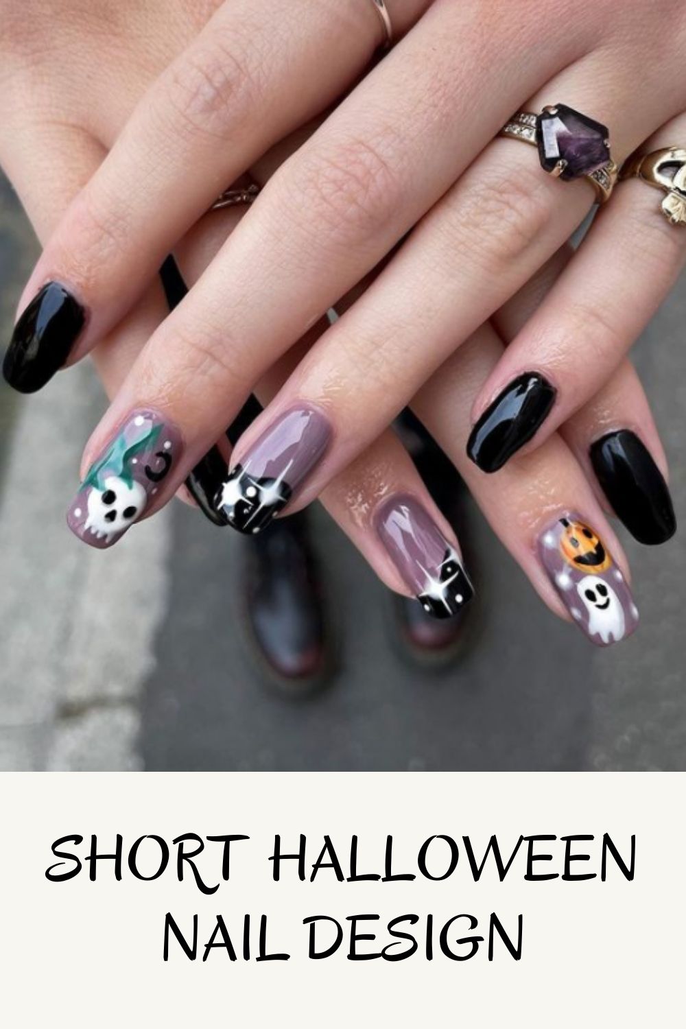 Long Nail ideas For Halloween